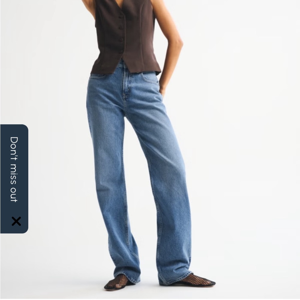 Abercrombie & Fitch High Rise Denim Jeans